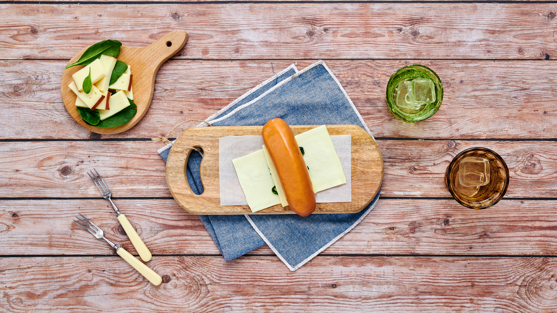 Jumbo miniroll con sfoglia, spinaci e fontina
